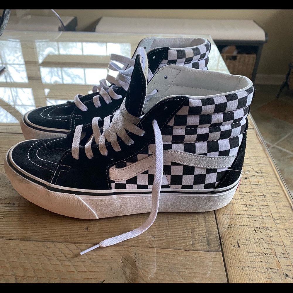 Vans high top sneakers